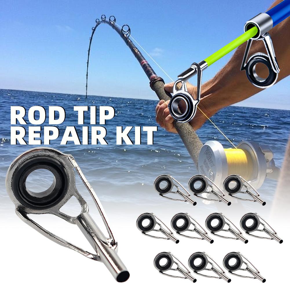 Fishing Rod Guide Replacement - Набор для ремонта кончиков удилищ, 10