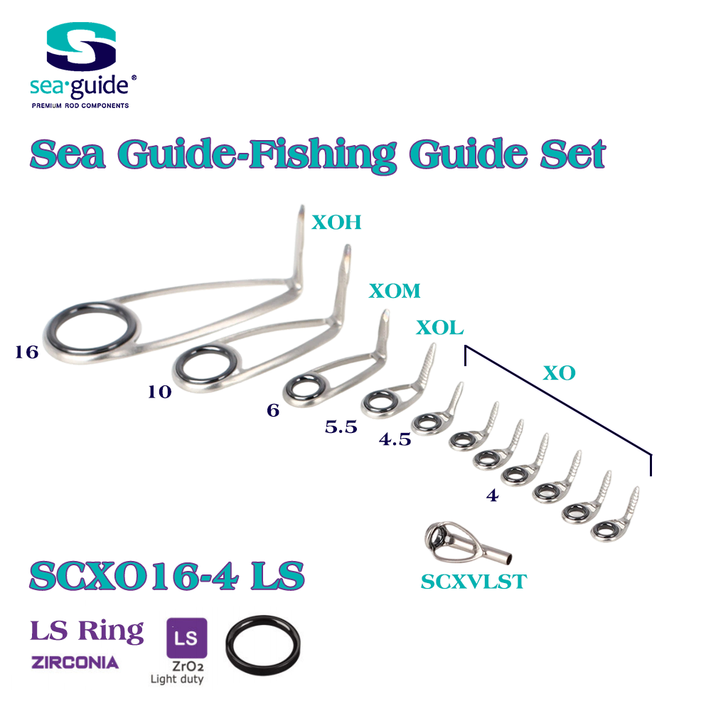 Fishing Rod Surf - Комплект кольцевых втулок Sea Guide XOLS