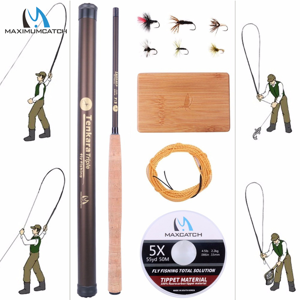 Fishing Rod Fly - Maximumcatch 9-13 футов V-Tenkara Rod наряд