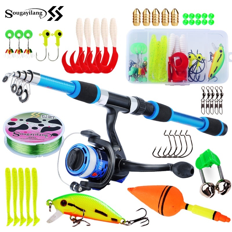 Fishing Rod Combo - Набор детских удочек Sougayilang, полный комплект