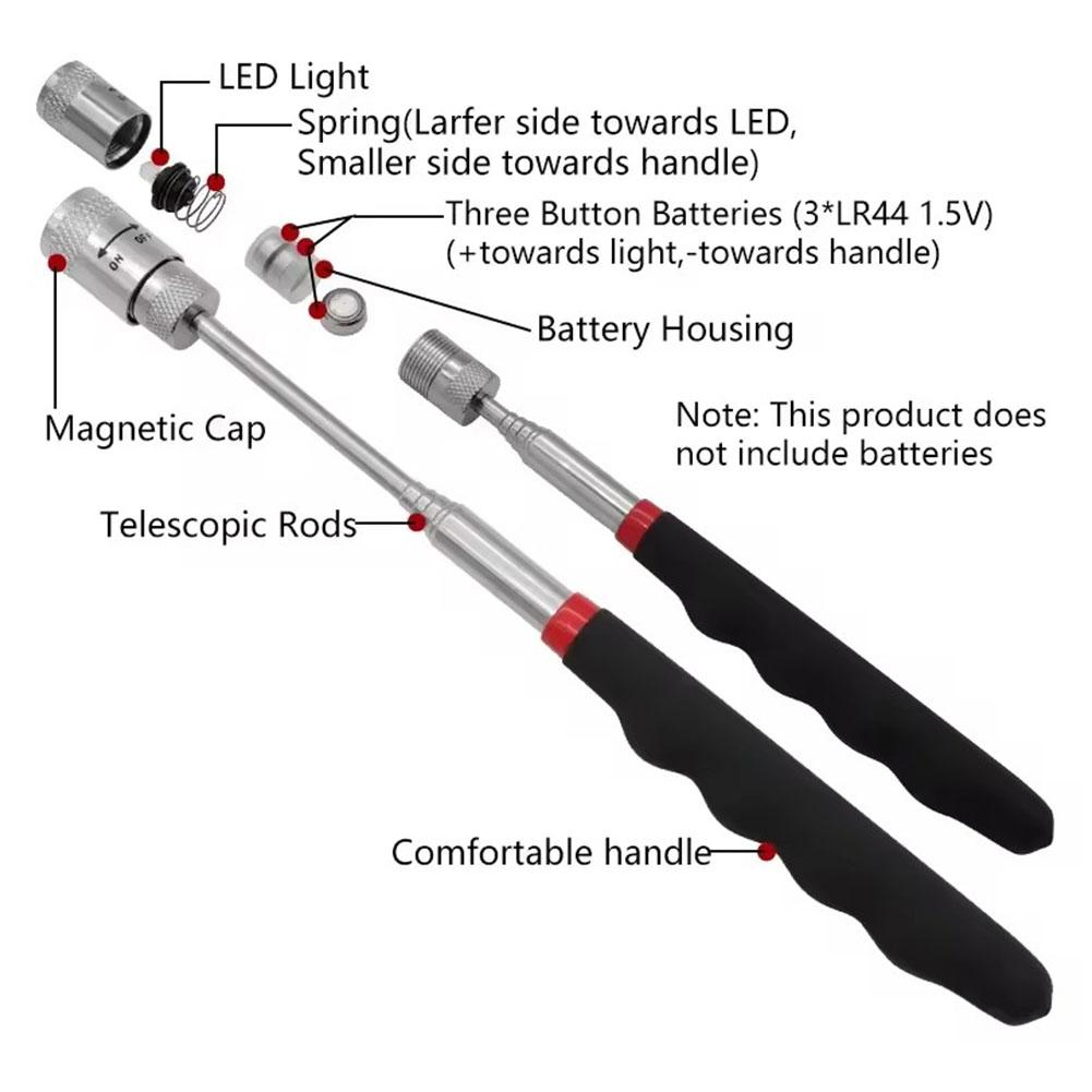 Телескопическая магнитная ручк – обзор и цена Fishing Rod Telescopic