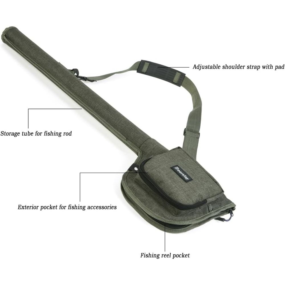 Портативный рыболовный набор:  – обзор и цена Fishing Rod Case
