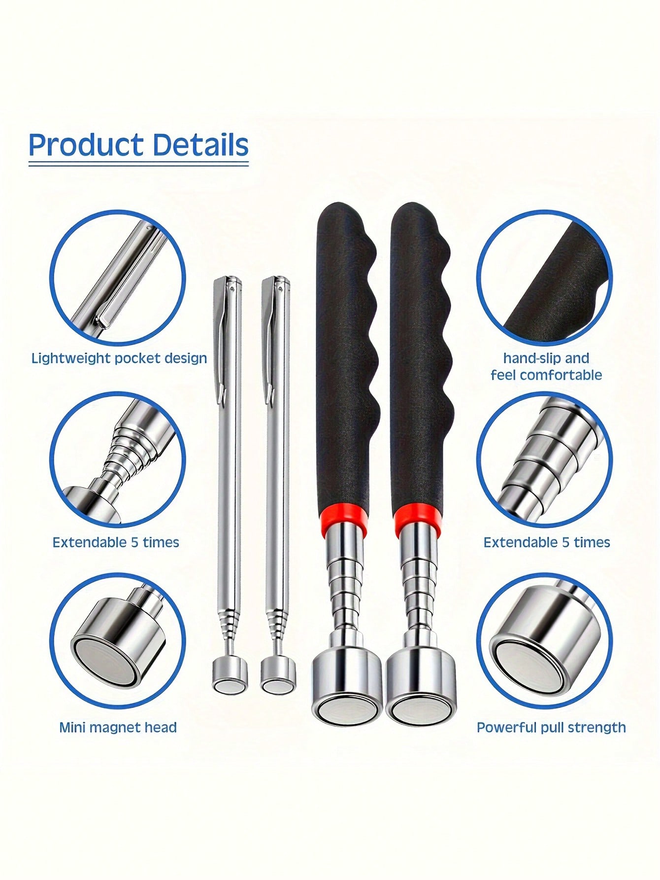 Выдвижной магнитный захват для – обзор и цена Fishing Rod Telescopic