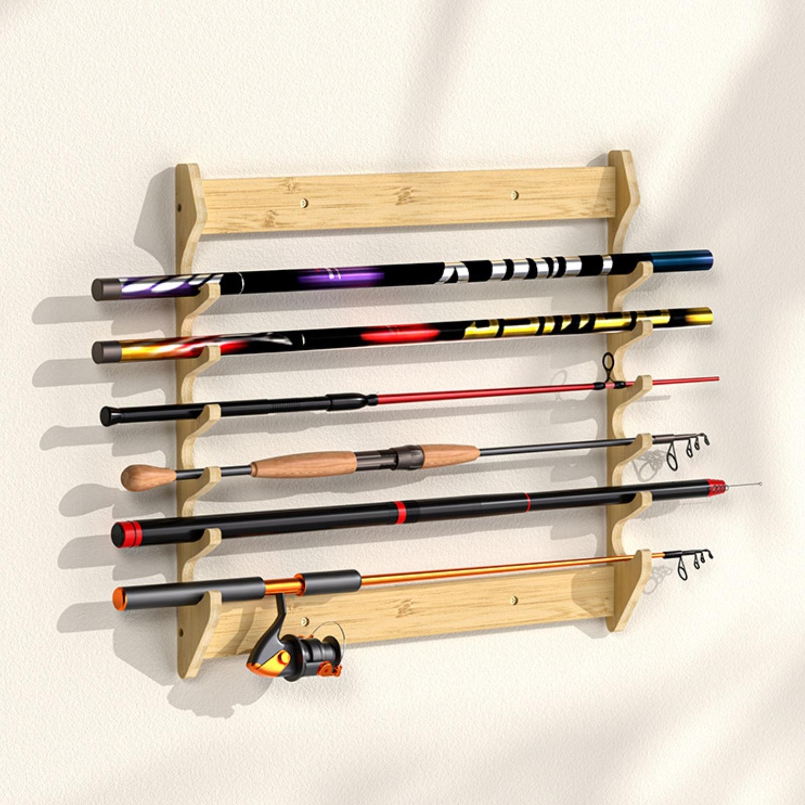 Настенный держатель для удочек – обзор и цена Fishing Rod Rack