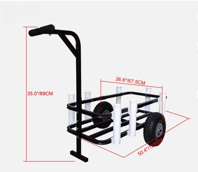 Складная тележка для пляжа и р – обзор и цена Fishing Rod Holder