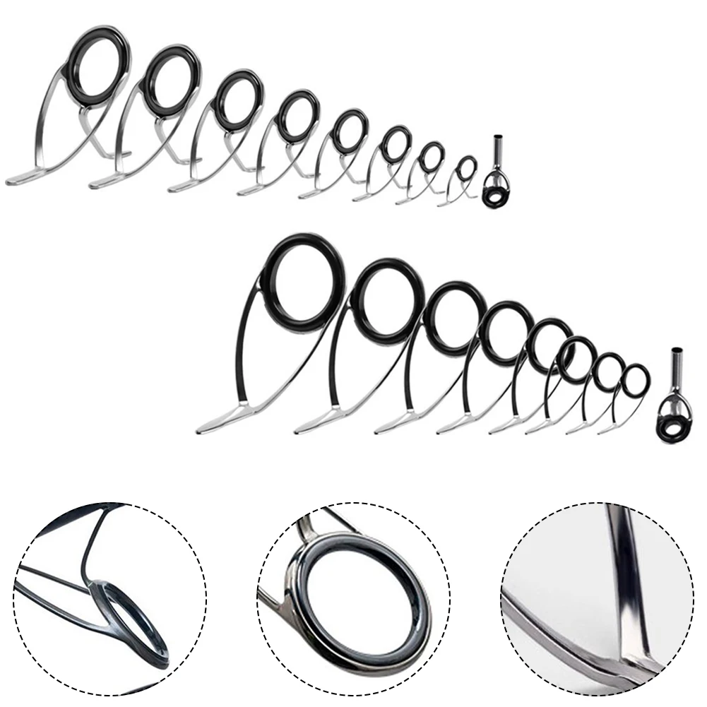 9 шт., верхнее кольцо для удоч – обзор и цена Fishing Rod Building Kit