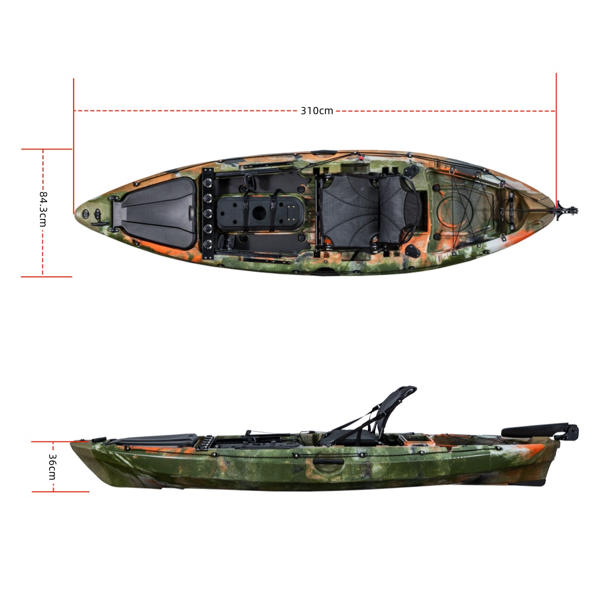 Рыболовный каяк LSF First-clas – обзор и цена Fishing Rod Holder