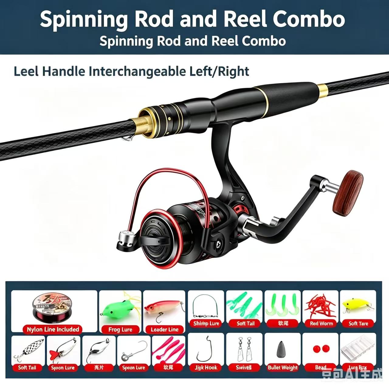 Удилище и катушка M Power из к – обзор и цена Fishing Rod Combo