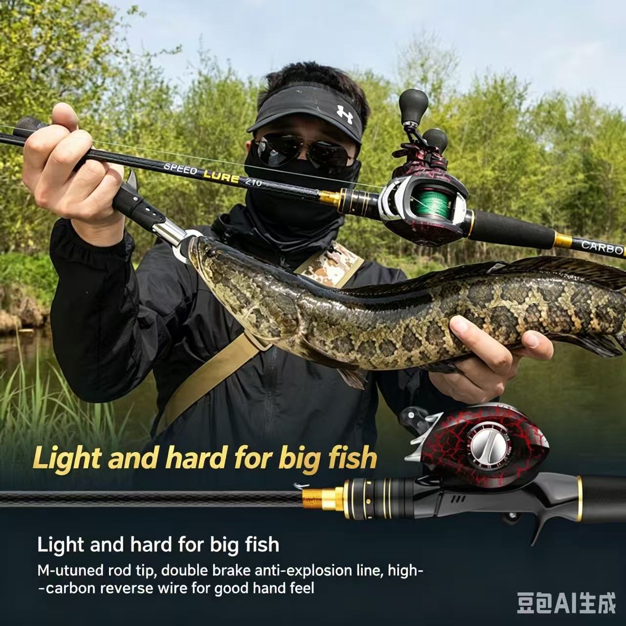 Удилище и катушка M Power из к – обзор и цена Fishing Rod Combo