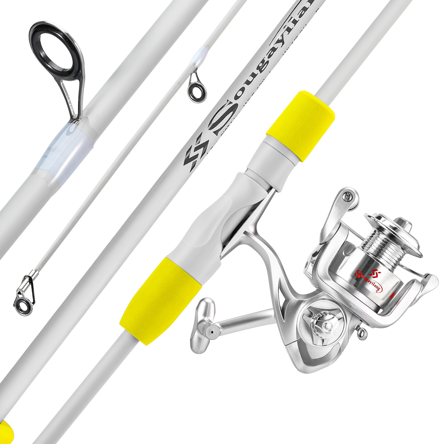 Sougayilang 2-секционная спинн – обзор и цена Fishing Rod Combo