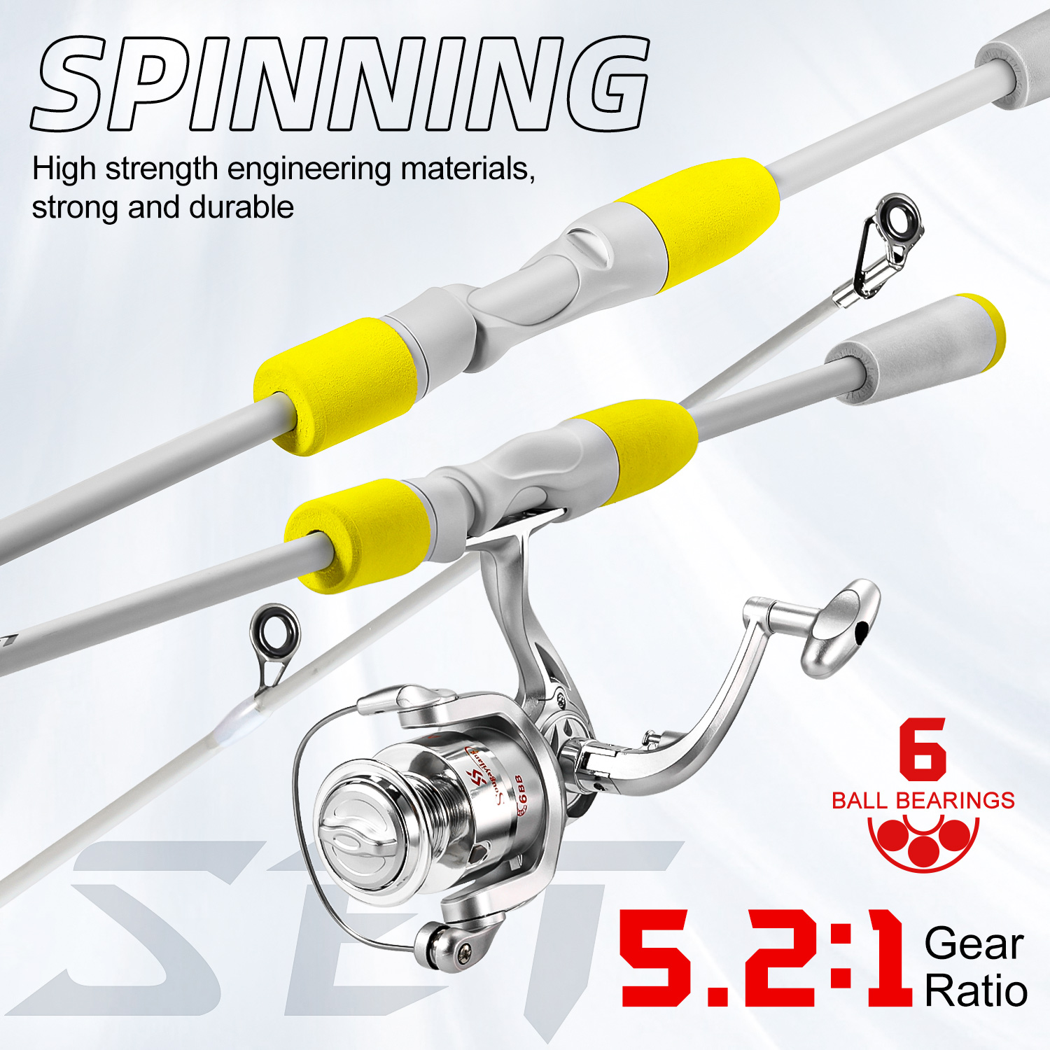 Sougayilang 2-секционная спинн – обзор и цена Fishing Rod Combo