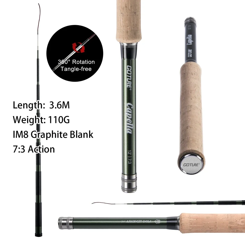 Удочка Goture 12FT Classical T – обзор и цена Fishing Rod Combo